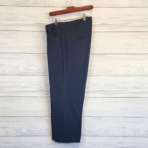 Lee Modern Series Curvy Fit Navy Casual Pants Womens Plus Size 22S